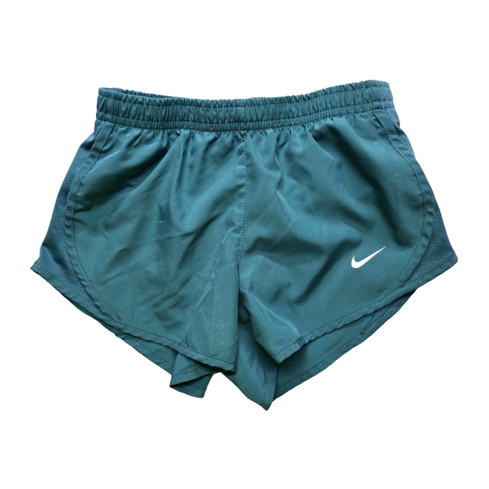 Nike‎ Dri-FIT Tempo Running Shorts Mesh Teal Green Womens XS